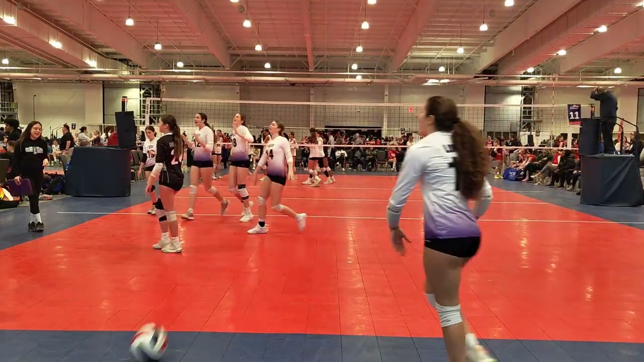 LHVA 15 Purple National Vs USANY Calculus 15 1 set  3 Win 15-10 @ Ball Drop Block Party 1/10/26