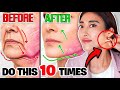 1 Massage to Make Your Face Look Younger in 10 Days! Lift Your Entire Face Fast! Do This 10 Times