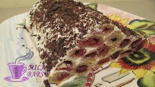Торт Монастырская Изба Очень Вкусный Простой рецепт приготовления (Monastic cake with cherry) Торт Монастырская Изба Очень Вкусный Простой рецепт приготовления (Monastic cake with cherry)