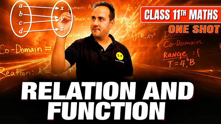 Class 11th Maths | Relation and Function Super one shot | by Ushank sir Science and Fun
