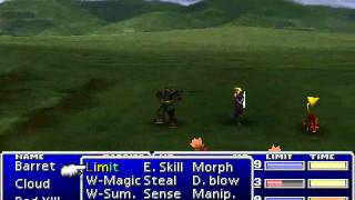 Final Fantasy VII - Barret Wallace's Limit Breaks