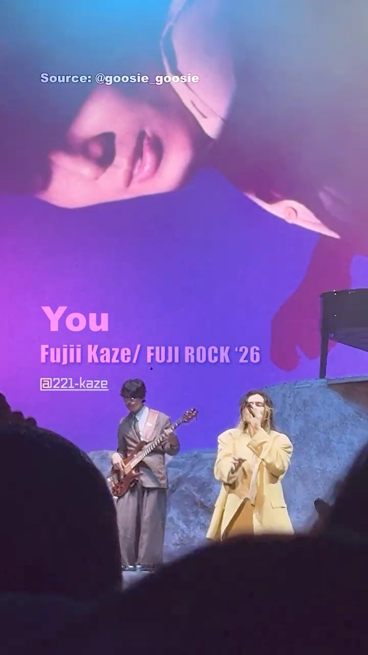 藤井 風 - You/ スクリーン演出（フジロック '26）/ Fancam - YouTube