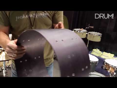 Jenkins-Martin Fiberglass Drums at 2018 Chicago Drum Show