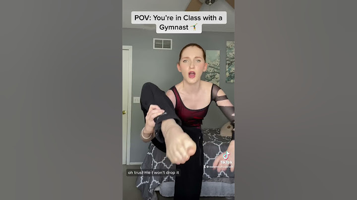 POV: You’re in Class with a Gymnast 🤸‍♀️