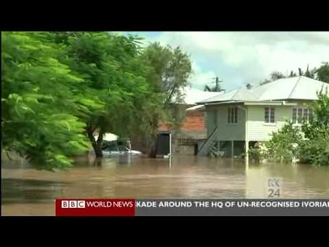 BBC World News: Rockhampton Floods Coverage (6.1.2011)