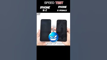 iPhone 16E vs iPhone 15 Pro Max – Speed Test 🔥 | Who’s the Real Beast? 😱📱 #SpeedTest
