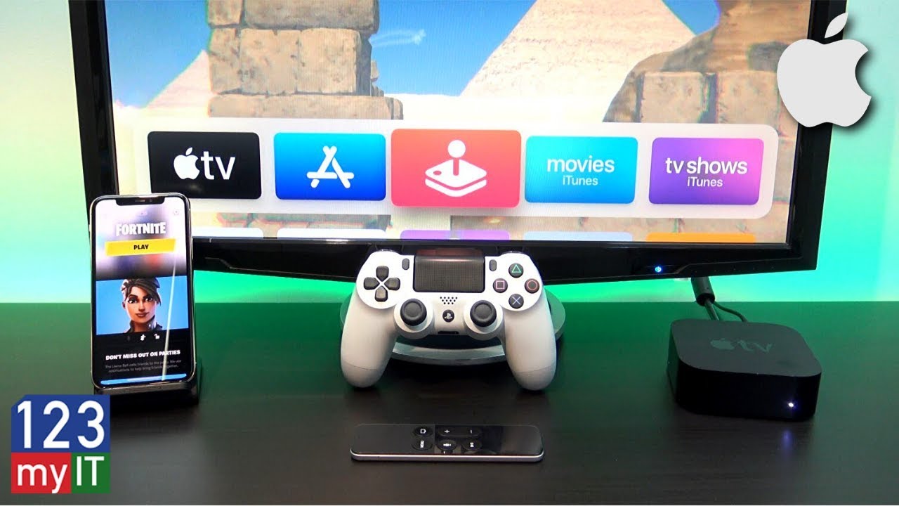 mangfoldighed børste nakke Setup DUALSHOCK 4 Controller on Apple TV, iPad or iPhone + Games - YouTube