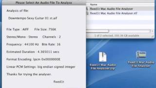 Identifying Damaged Sample Audio Files Using fixed1t Audio File Analyser Program