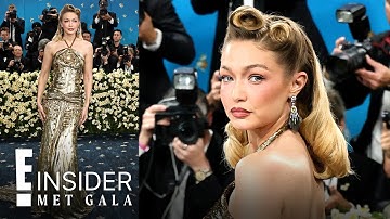Gigi Hadid Pays Homage to Josephine Baker in Custom Miu Miu at the 2025 Met Gala | E! Insider