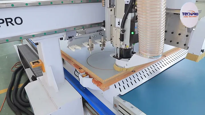 ATC Cnc Router With Saw Blade and Loading&Unloading Table