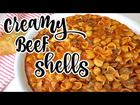 creamy-beef-shells-||-quick-&-easy-||-dinner-recipe-ideas