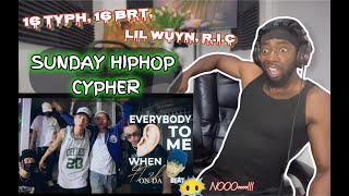 16 Typh, 16 BrT, Lil Wuyn, R.I.C - SUNDAY HIPHOP CYPHER (Official MV)Reaction!!! Awesome🥶