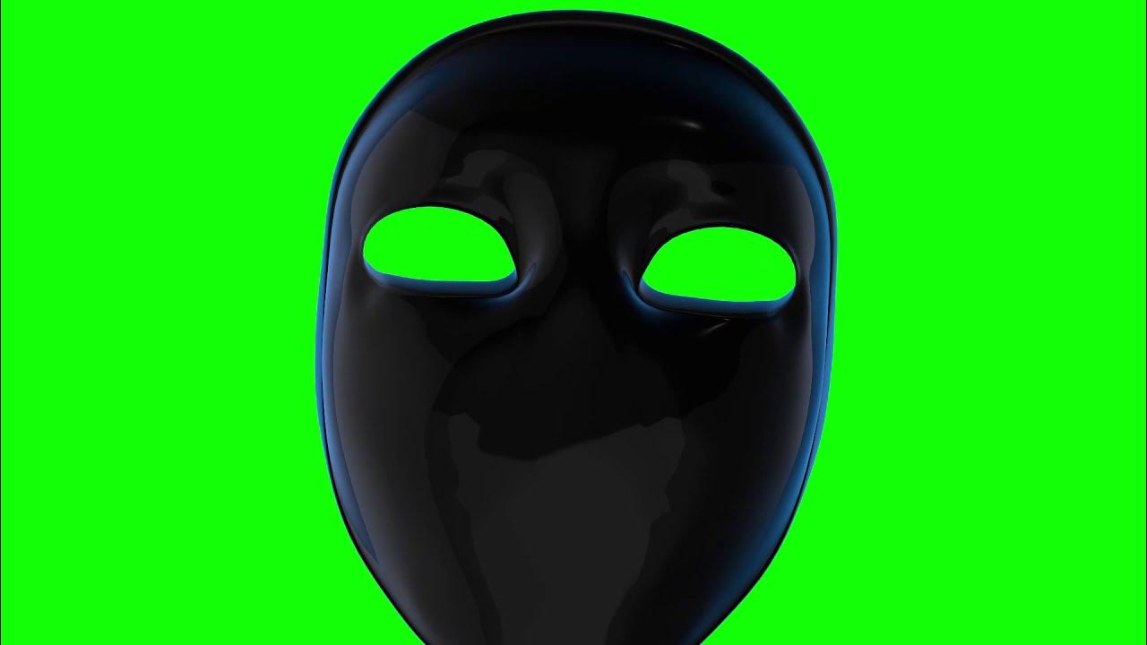 Зеленая черная маска. Маска на зеленом фоне. Маска на хромакее. Анонимус хромакей. Чёрно зелёная маска.