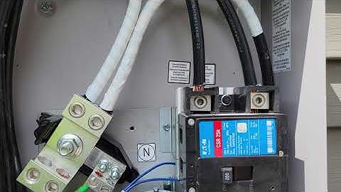 Briggs and Stratton standby generator automatic transfer switch install