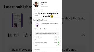 support me please 🥹#vairalshort #love #shortsfeed #tendingshots #entertainme #tend #papakipariya