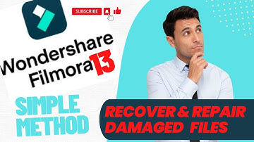 Recover & Repair Damaged Filmora 13 Project Files | Step-by-Step
