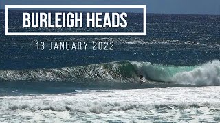 The Best Surf | Burleigh Heads point break Thursday 13 January 2022