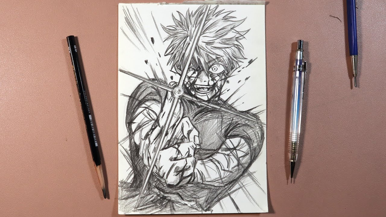 Как нарисовать Годзё Сатору/дзюдзюцу кайсен