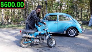 Will IT RUN & RIDE? Garage Find Honda CT70 - First Start in Years