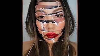 ऐसा Illusion Makeup कभी नहीं देखा होगा | 3d Illusion Makeup #shorts