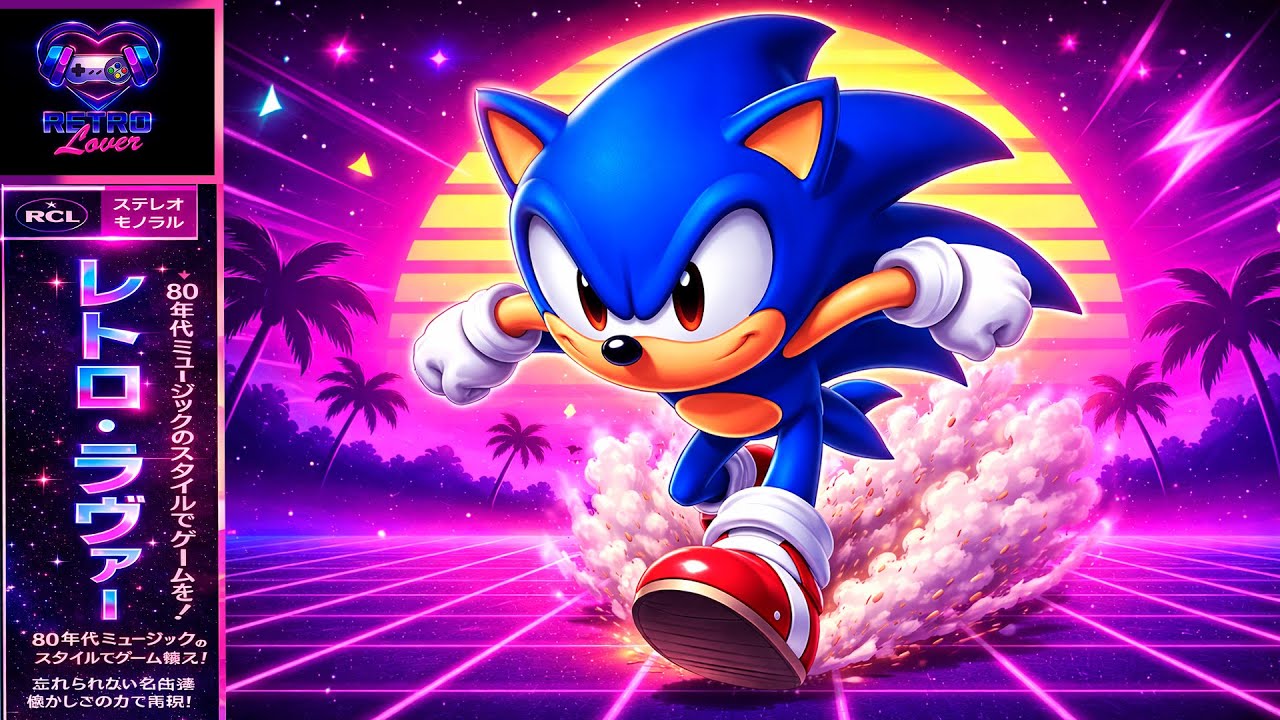 Sonic the Hedgehog (Synthwave Music) Cover Retro