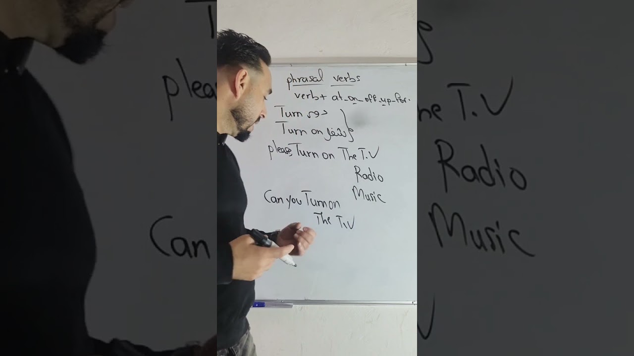 شرح أفعال المركبة في اللغة الإنجليزية 