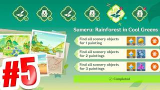 Sumeru Rain Forest In Cool Green Sightseeing With Friends Part 5 Genshin Impact