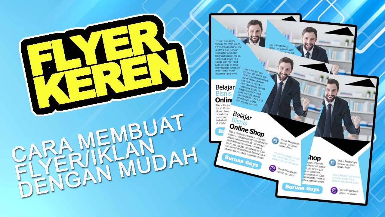  Cara Membuat Flyer  Iklan dengan mudah menggunakan 