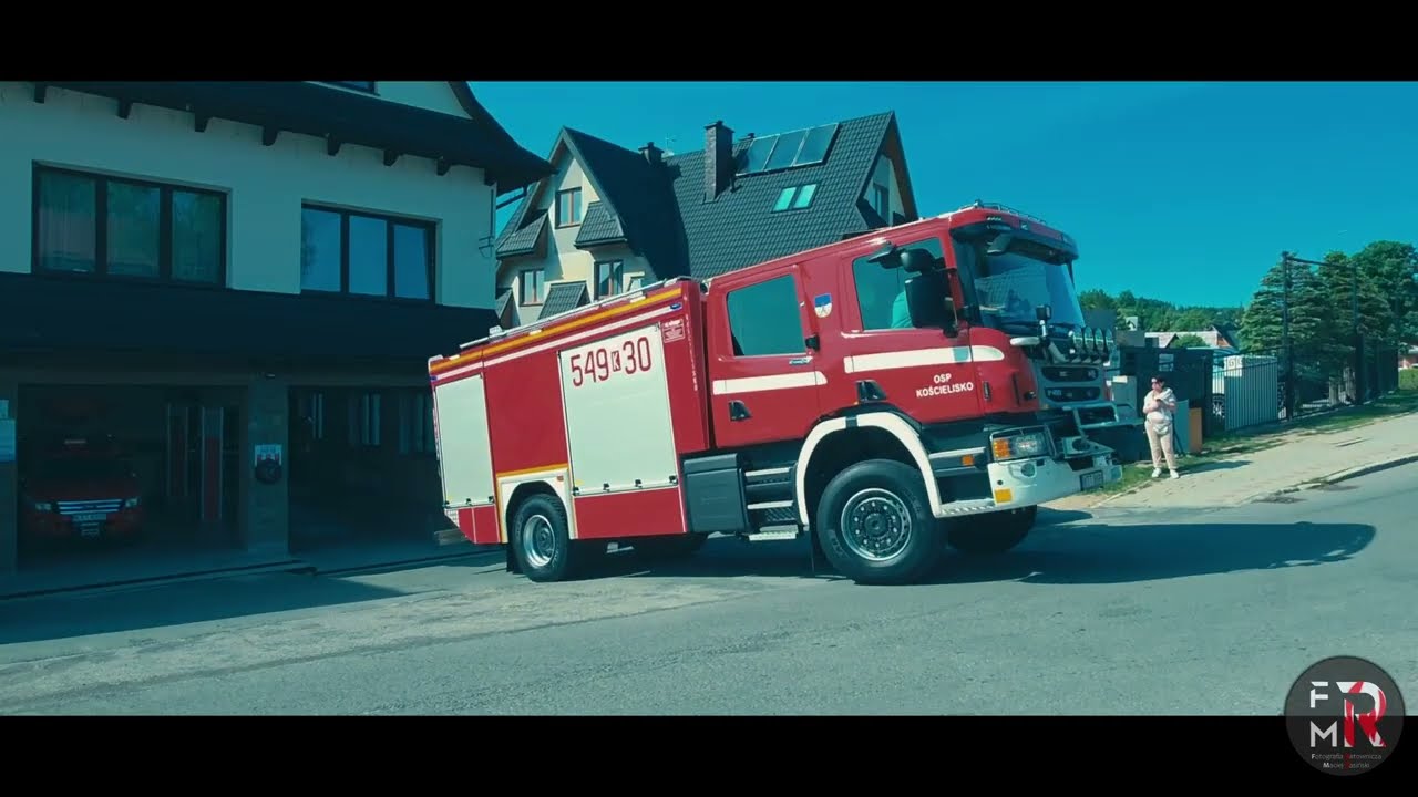 Pożar 🔥 budynku gm. Kościelisko  OPIS