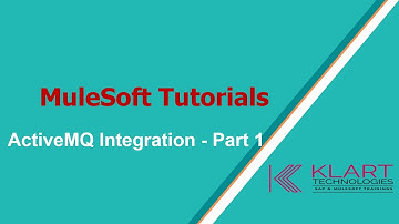 Mule 4 | MuleSoft Tutorials | ActiveMQ Integration Part - 1