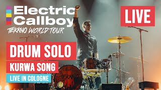 Electric Callboy - DRUM SOLO / KURWA SONG - LIVE in Cologne (Lanxess Arena 2023)