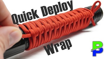 Make a Quick Deploy Release Paracord Handle Wrap - BoredParacord.com