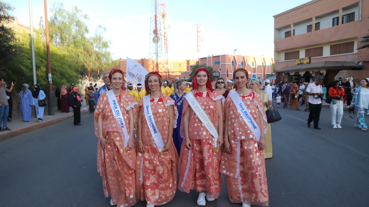 اليوم الأول إنطلاق الكرنفال بمهرجان أحواش بمدينة ورزازات الدورة 12