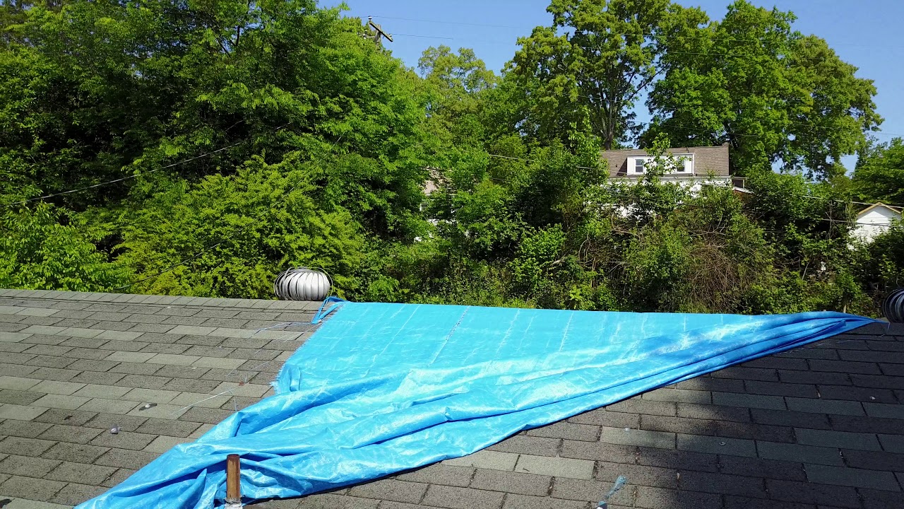 Daniel Hood Roofing Systems- Before tear off