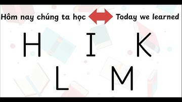 📑Learn Vietnamese Alphabet ( H, I, K, L, M ) | Học Bảng Chữ Cái Tiếng Việt Cho Người Mới Bắt Đầu