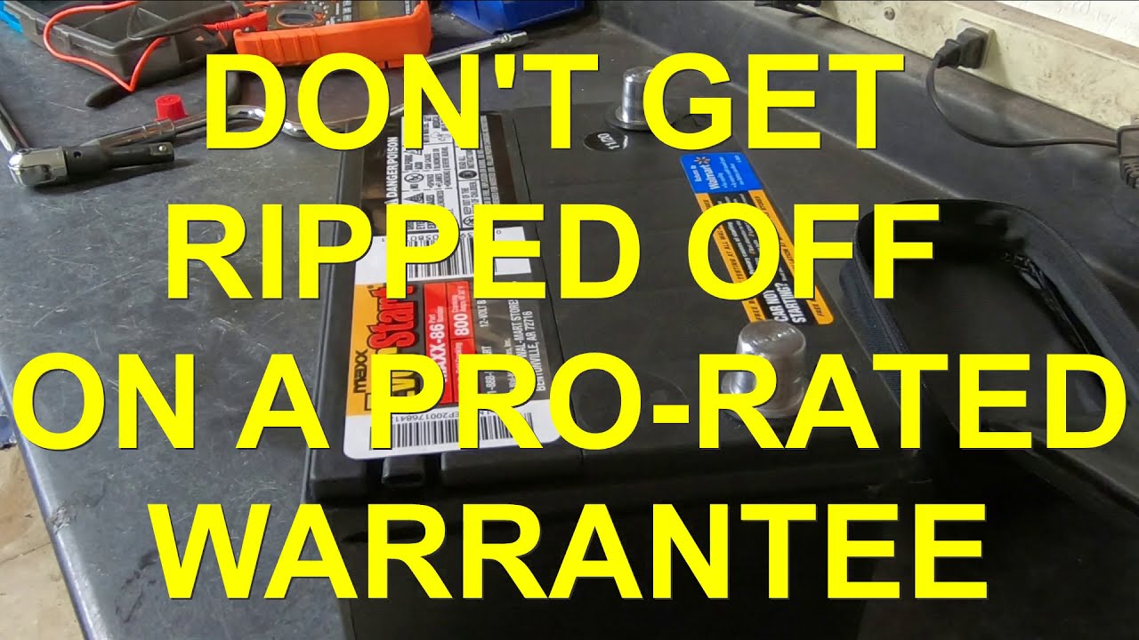 How Is Prorated Battery Warranty Calculated?