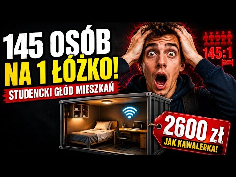 145 osób na jedno łóżko. Tak wygląda studencki głód mieszkań