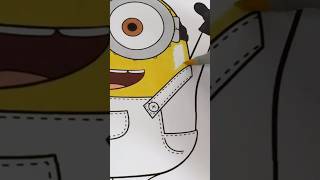 Coloring Minions Bob Despicable Me #coloring #minions #bob #despicableme