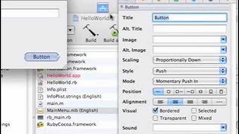 Cocoa-Ruby Hello World