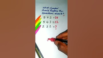 What number should replace the question mark? #shorts #ytshorts #youtube