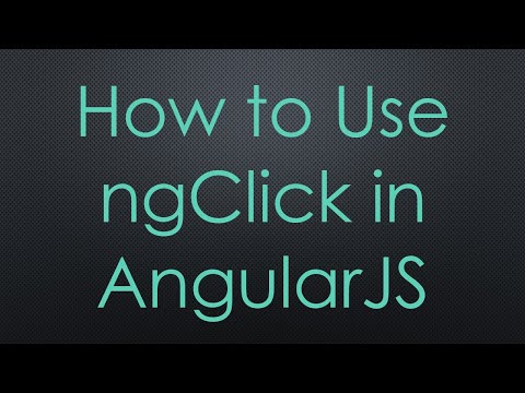 How to Use ngClick in AngularJS