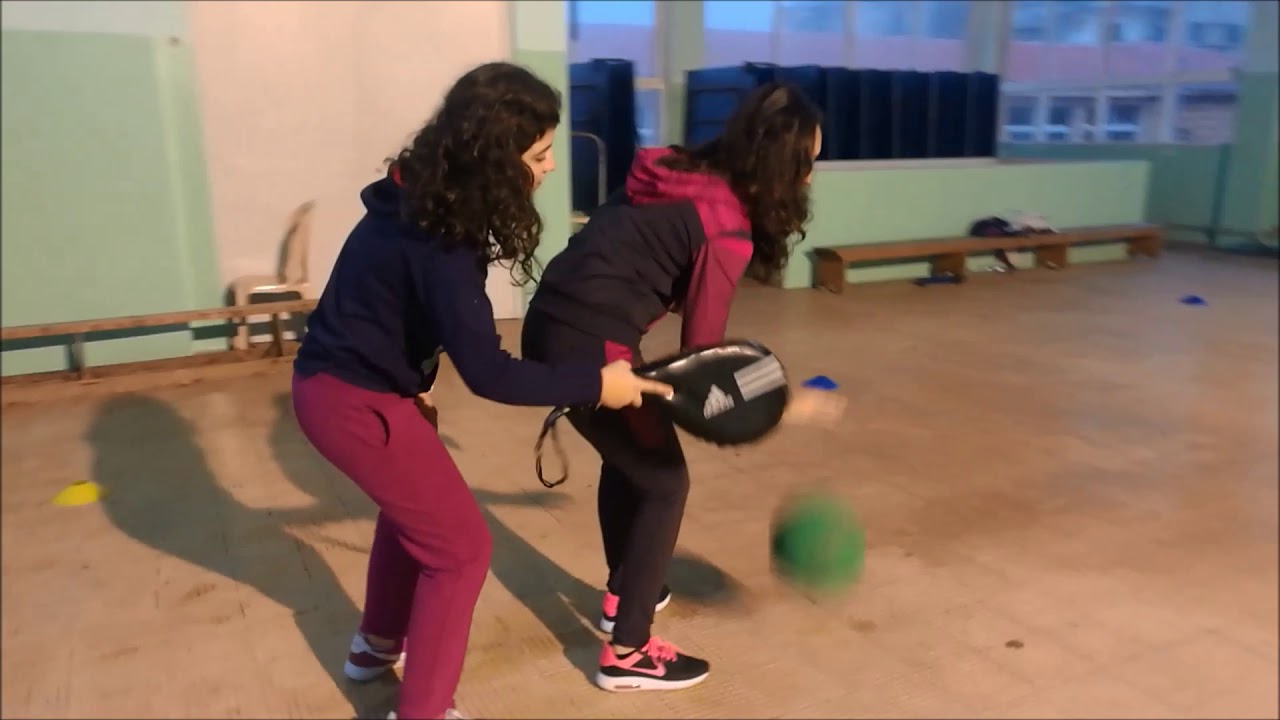 Basketball training using with pads drills YouTube