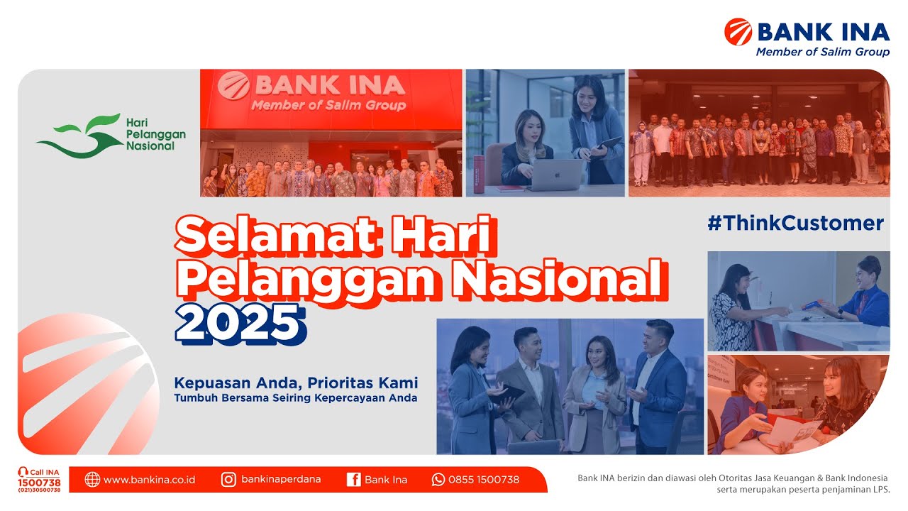 Promo Bank Ina Bank INA_Hari Pelanggan Nasional 2025 - YouTube