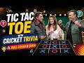 Tic Tac Toe meets #IPL trivia ft. Virrender Sehwag, Rohan Gavaskar &amp; Tanya Purohit