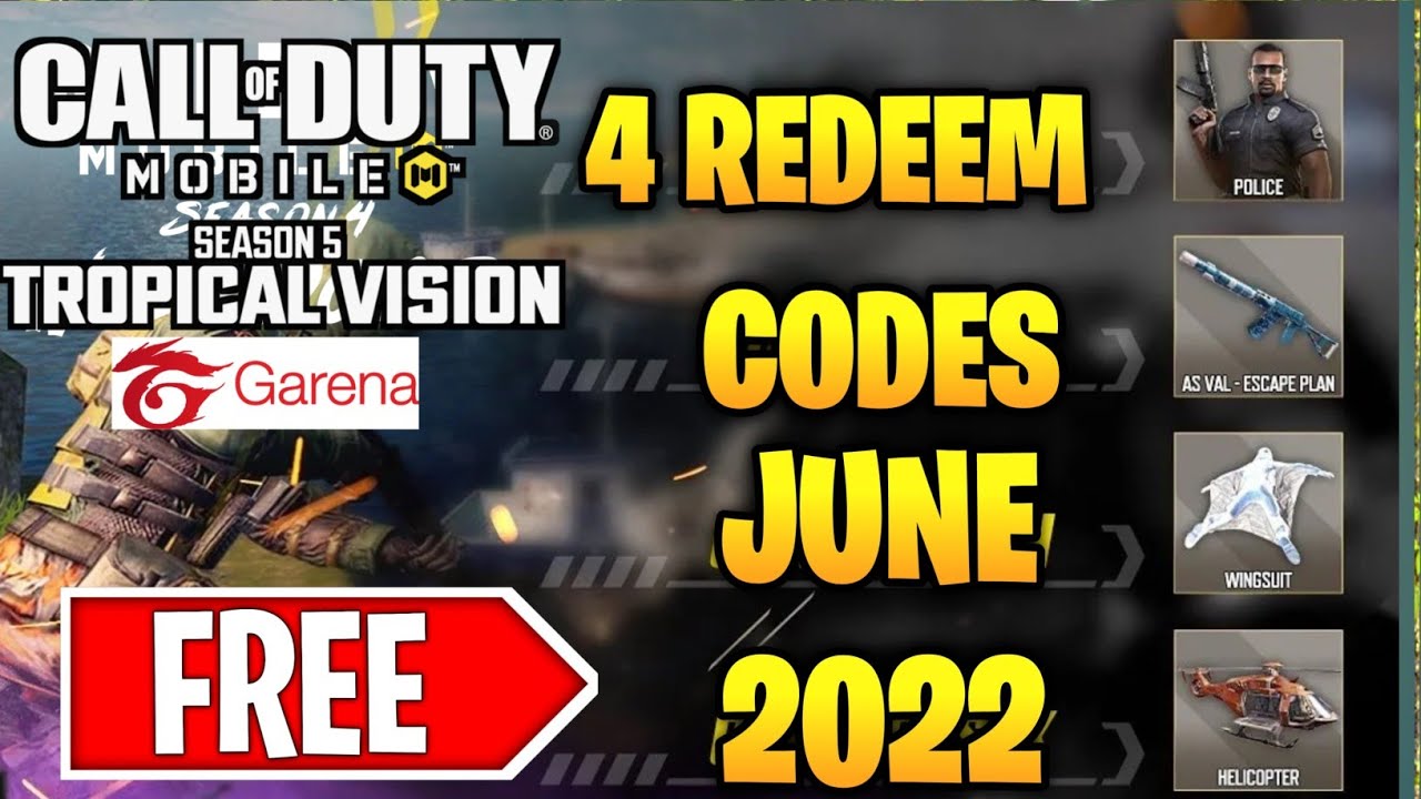 COD Mobile Redeem Codes For July 2021