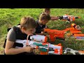 НЁРФ ВОЙНА СПЕЦНАЗ КЛОУНЫ...юмористическая НЁРФ БИТВА..NERF WAR SPECIAL FORCES CLOWNS