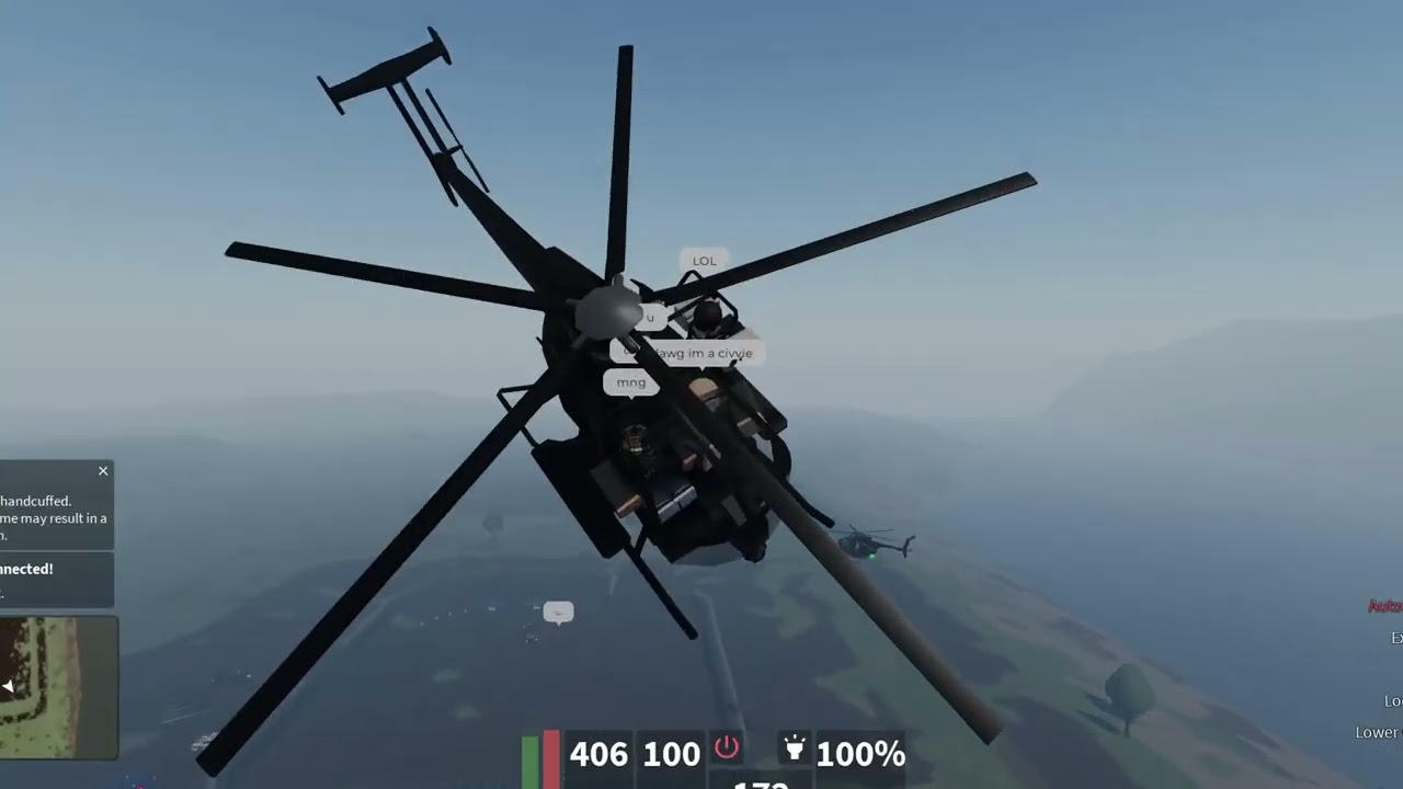 Stole A Helicopter by Tricking Them, Clark County Roblox/