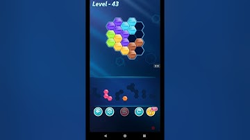 BLOCK HEXA PUZZLE LEVEL 43 ANSWERS BLENDED A LEVEL PACK