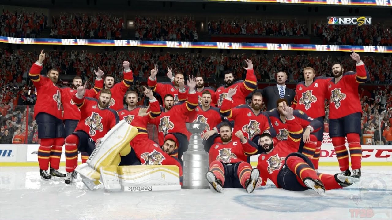 Nhl 16 Florida Panthers Stanley Cup Celebration Youtube