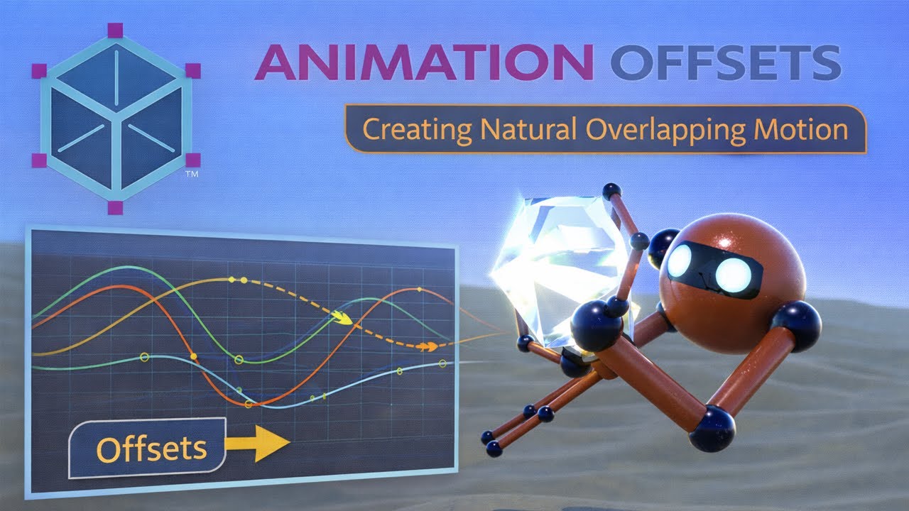 Animation Offsets in Maya – Creating Natural Overlapping Motion